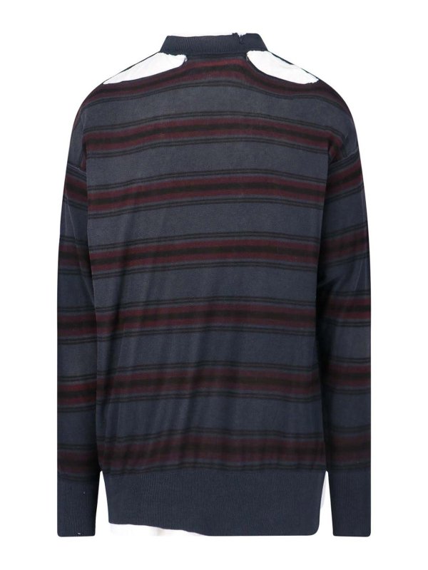 BALENCIAGA: shirts online - Layered Logo Shirt