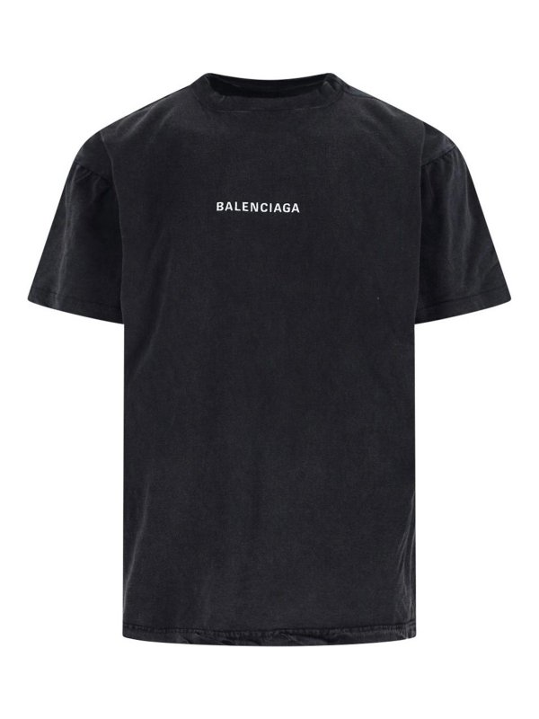 BALENCIAGA: t-shirts - T-Shirt Logo
