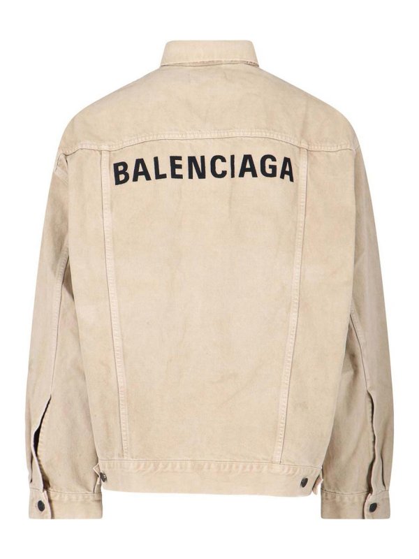 BALENCIAGA: Chaquetas casual online - Chaqueta Casual - Beis