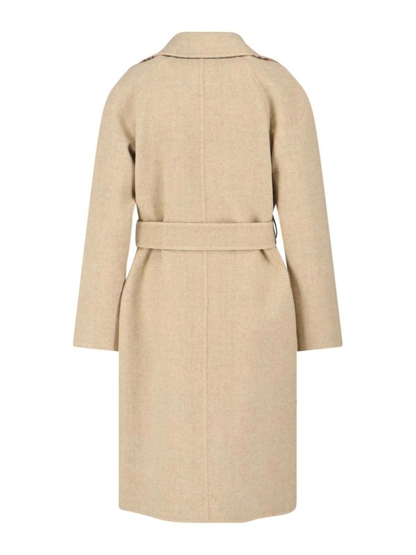 BURBERRY: Manteaux au genou online - Manteau Au Genou - Check