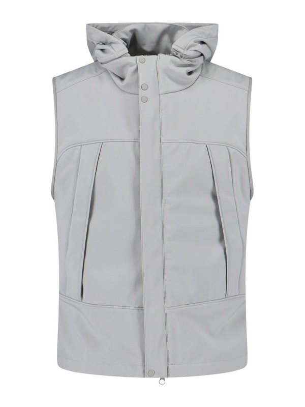 C.P. COMPANY: Gilets - Gilet - Gris