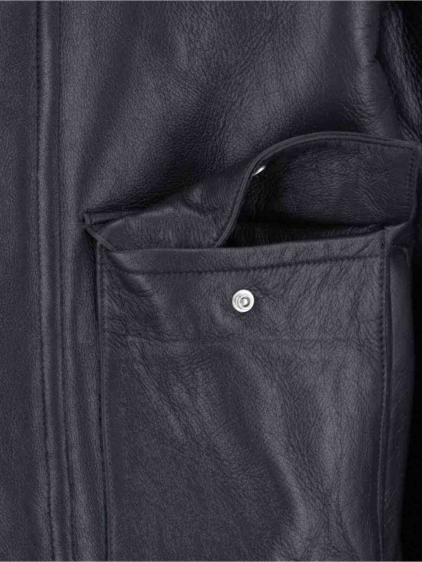 レザージャケット - 黒 shop online: CALVIN KLEIN