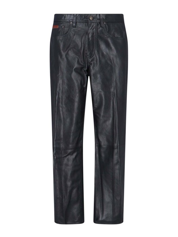 CALVIN KLEIN: leather trousers - Goatskin Pants