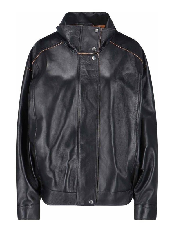 CALVIN KLEIN: giacche in pelle - Giacca In Pelle Di Pecora