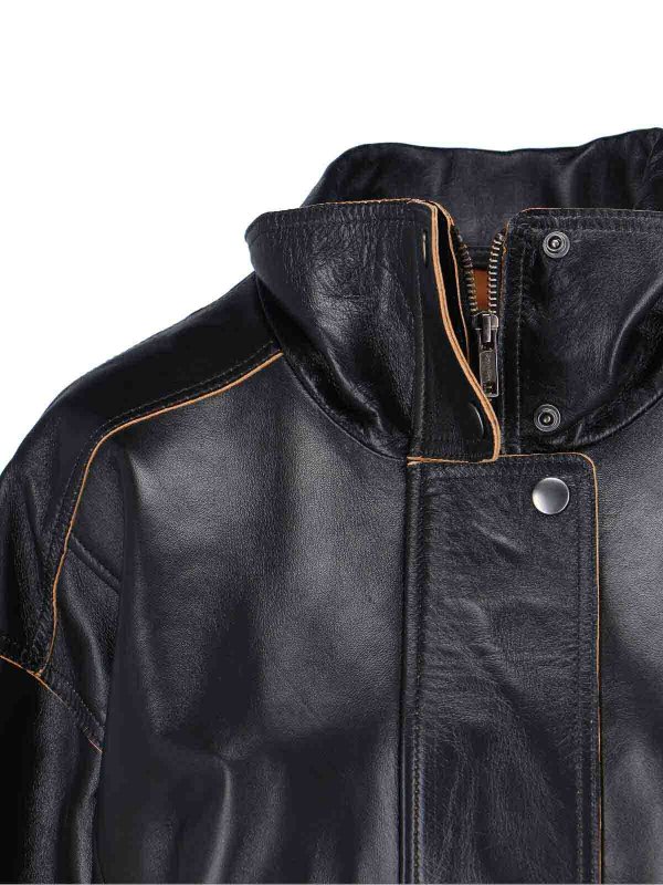 Giacca In Pelle Di Pecora shop online: CALVIN KLEIN