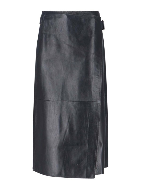 CALVIN KLEIN: Jupes midi et au genou - Jupe Midi - Noir