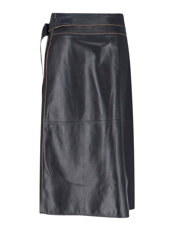 CALVIN KLEIN: Jupes midi et au genou online - Jupe Midi - Noir