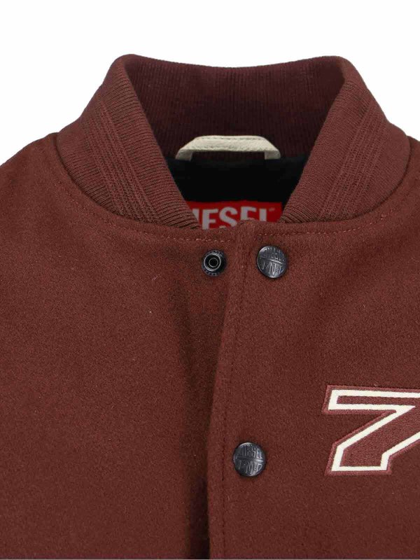 Bomber In Misto Lana shop online: DIESEL