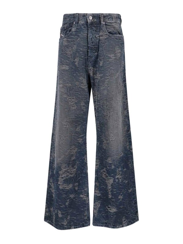 DIESEL: Straight Leg Jeans - Straight Leg Jeans - Schwarz