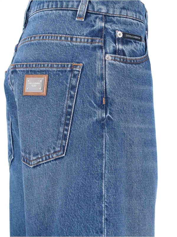 Straight Leg Jeans - Blau shop online: DOLCE & GABBANA