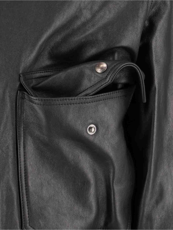 The Best Shops DUNST: Lederjacken - Lederjacke - Schwarz