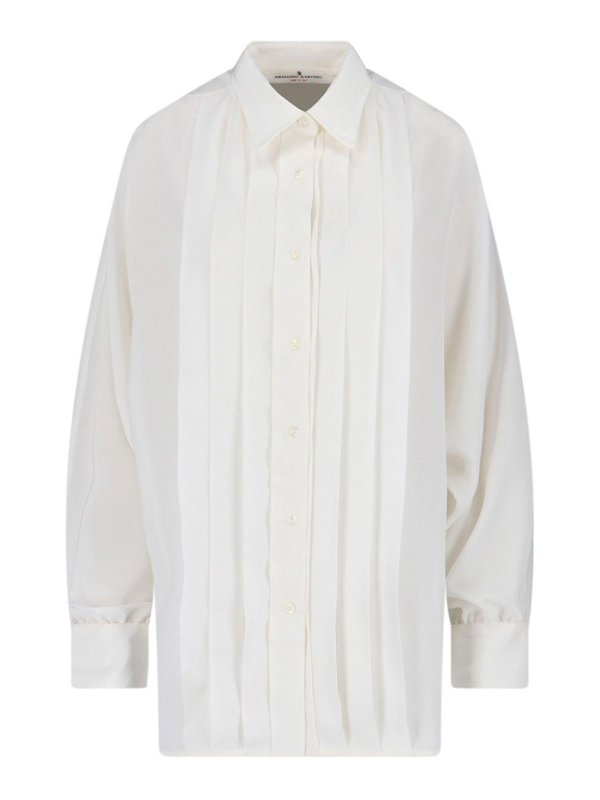 ERMANNO SCERVINO: Chemises - Chemise - Blanc