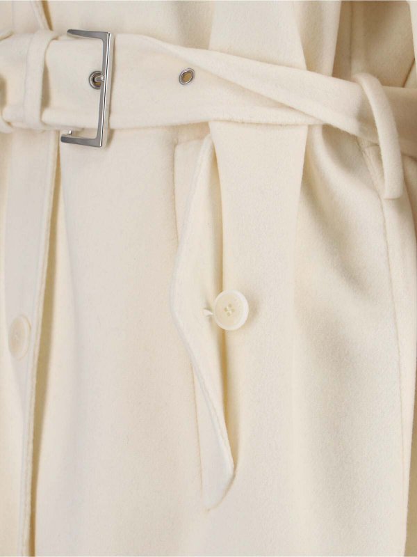 Manteau Long - Blanc shop online: ERMANNO SCERVINO