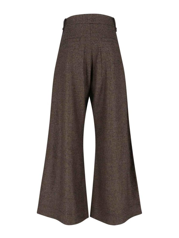EUDON CHOI: casual trousers online - Wool blend trousers