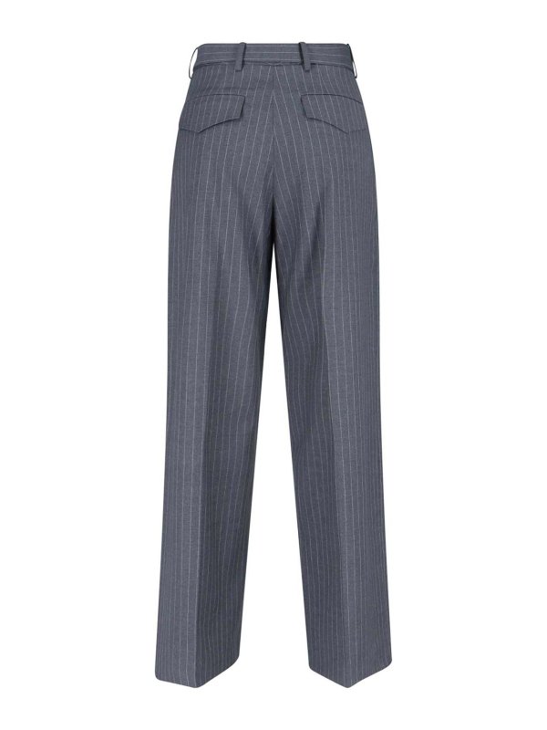 EUDON CHOI: casual trousers online - Virgin Wool Trousers