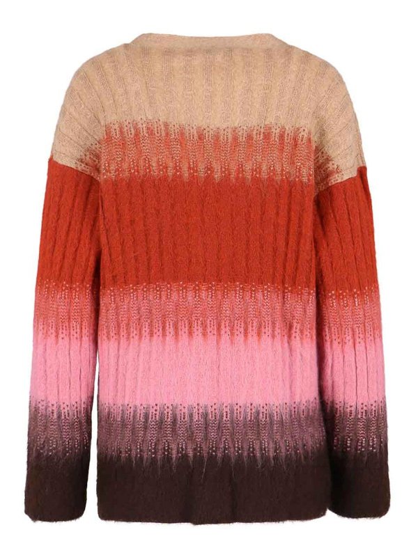 FENDI: cardigans online - Cardigan In Misto Mohair