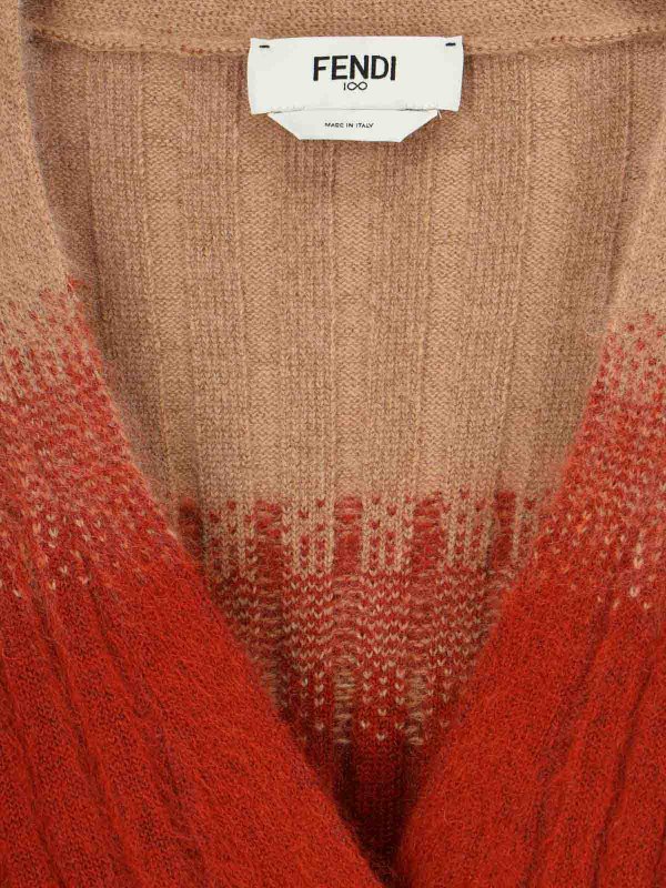 The Best Shops FENDI: cardigans - Cardigan In Misto Mohair