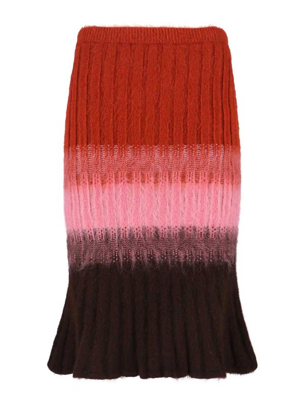 FENDI: Knee length skirts & Midi - Gonna In Misto Mohair
