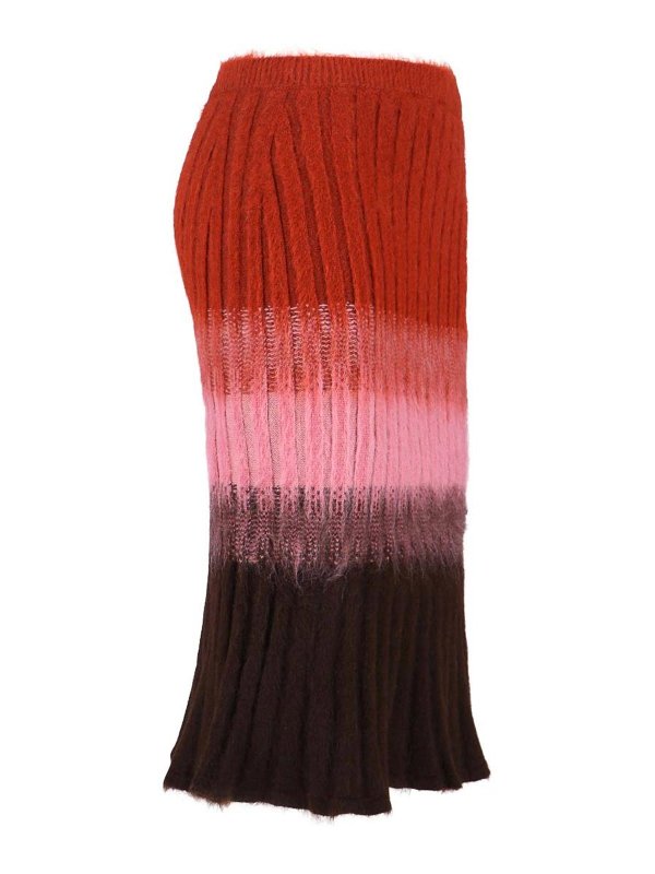 The Best Shops FENDI: Knee length skirts & Midi - Gonna In Misto Mohair