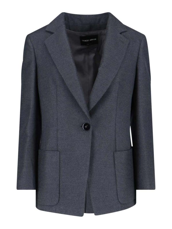 GIORGIO ARMANI: Blazer - Blazer - Gris