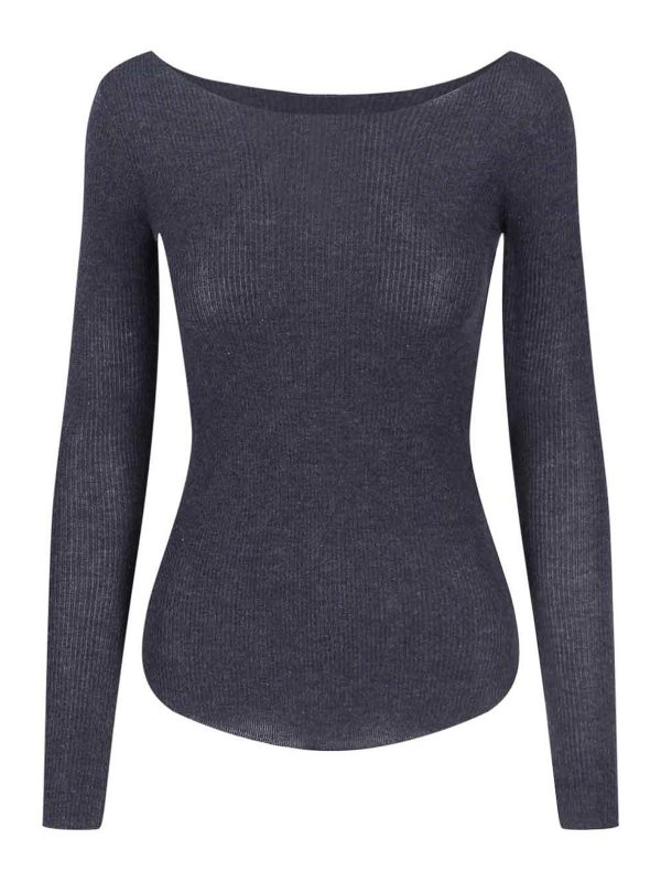 ISABEL MARANT: crew necks - Cashmere and silk blend sweater