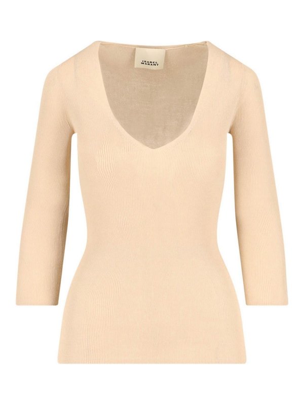 ISABEL MARANT: クルーネック - クルーネック - ベージュ