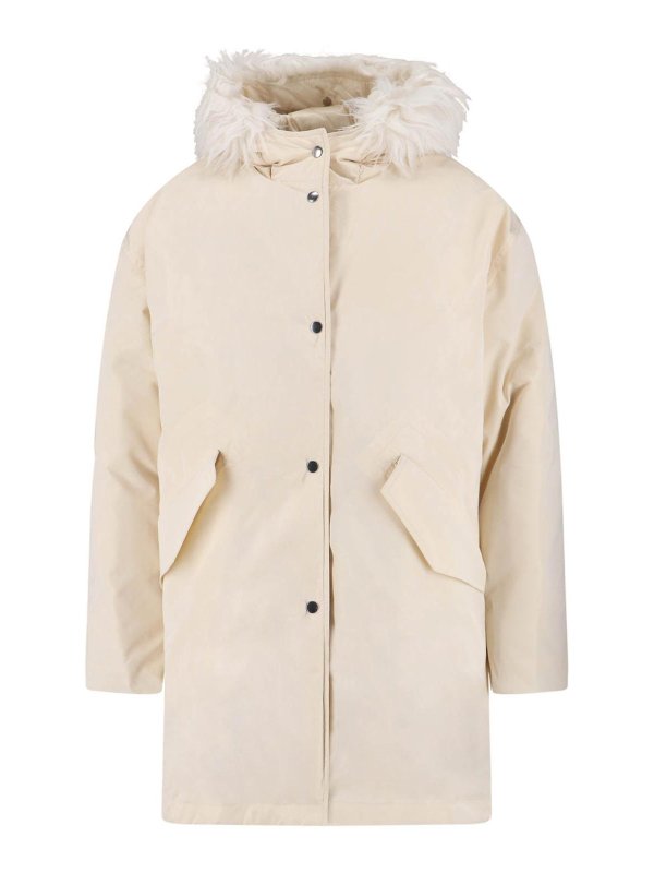 JIL SANDER: parka - Parka Con Pelliccia Faux