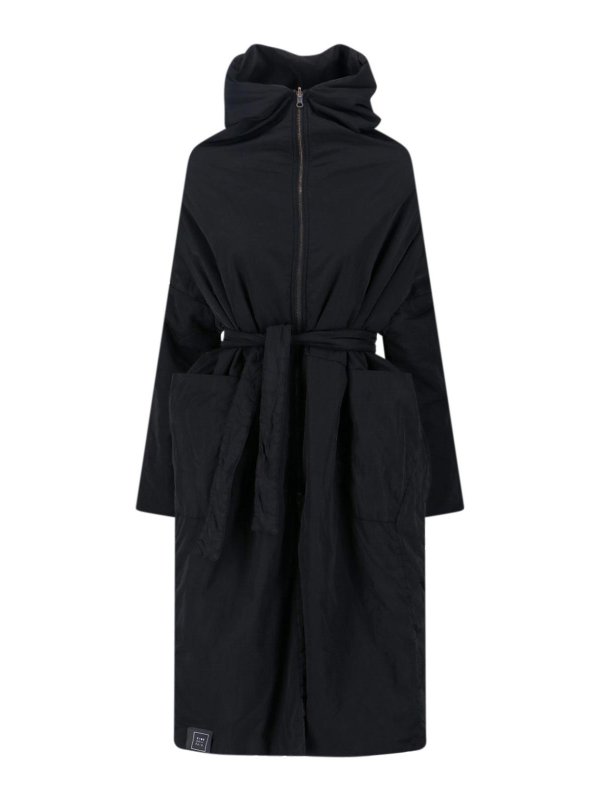 KIMONORAIN: ニーレングスコート - 膝丈コート - 黒