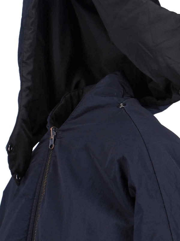 Manteau Au Genou - Bleu shop online: KIMONORAIN