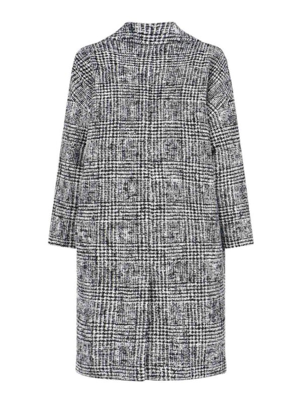 KITON: Abrigos semilargos online - Abrigo Midi - Blanco