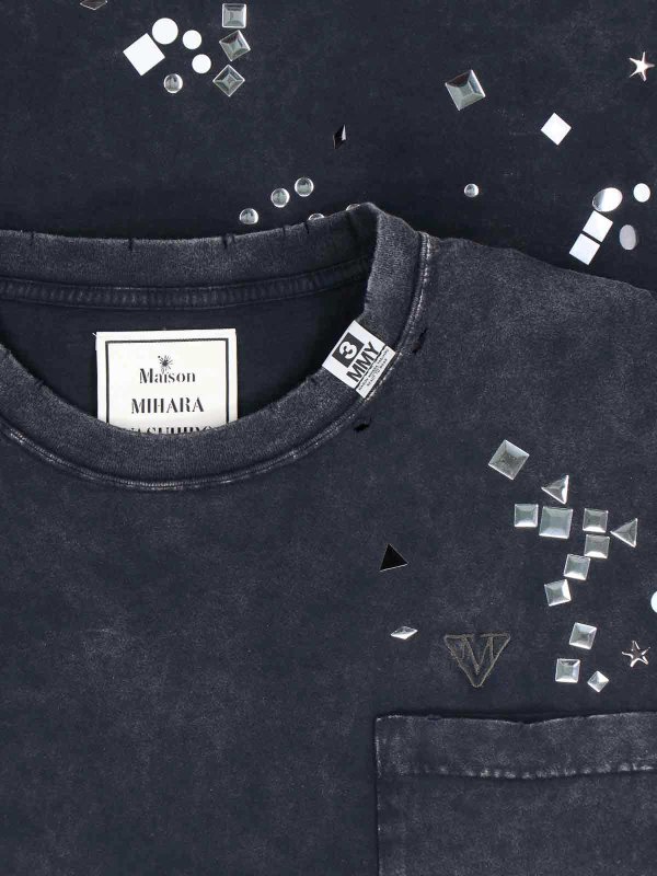 The Best Shops MAISON MIHARA YASUHIRO: T-shirts - T-Shirt - Noir