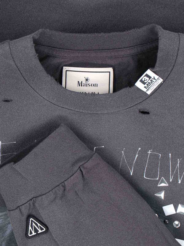 The Best Shops MAISON MIHARA YASUHIRO: Tシャツ - Tシャツ - 黒