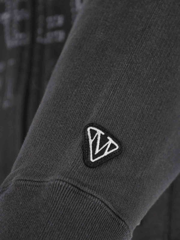 MAISON MIHARA YASUHIRO buy online Zip Logo Sweatshirt