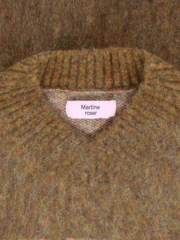 The Best Shops MARTINE ROSE: crew necks - Maglione In Mohair