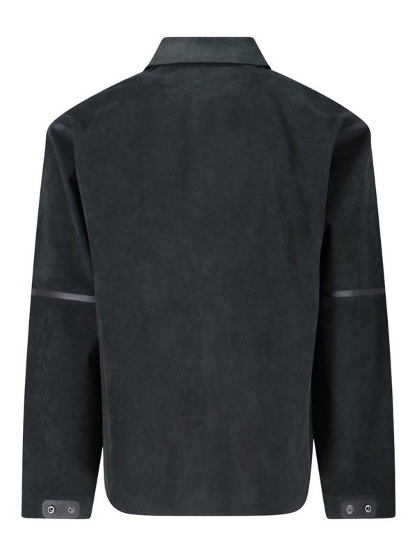 MASSIMO OSTI STUDIO: shirts online - Shirt Jacket In Alcantara