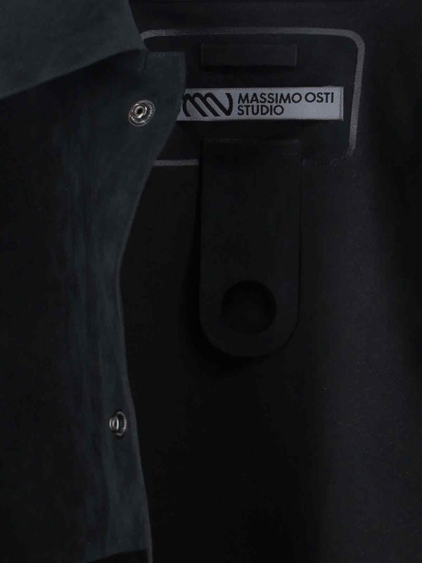 The Best Shops MASSIMO OSTI STUDIO: shirts - Shirt Jacket In Alcantara