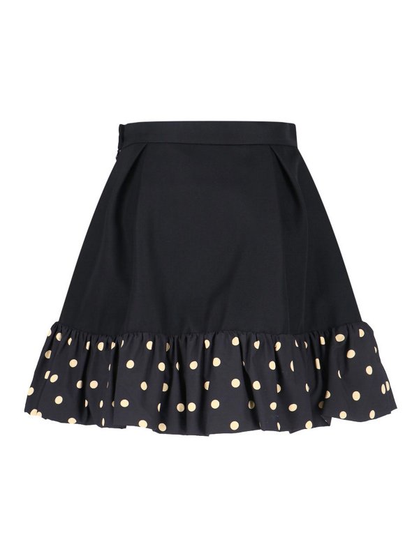 MOSCHINO: mini skirts online - Polka Dot Mini Skirt