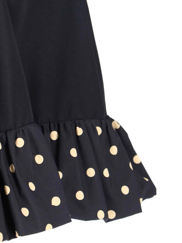 Polka Dot Mini Skirt shop online: MOSCHINO