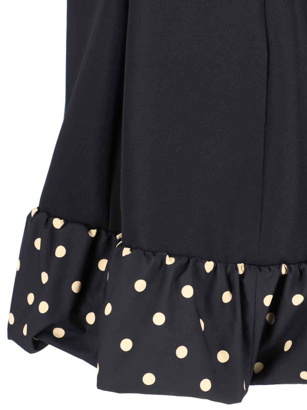 The Best Shops MOSCHINO: knee length dresses - Polka Dot Midi Dress
