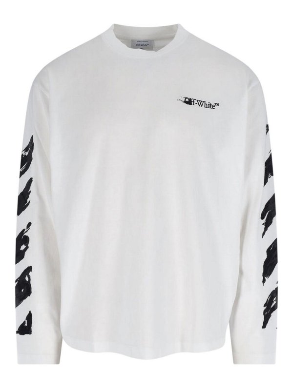 OFF-WHITE: t-shirts - Logo T-shirt