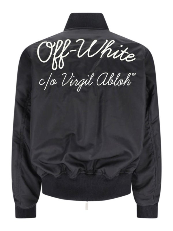 OFF-WHITE: Chaquetas Bomber online - Chaqueta Bomber - Negro