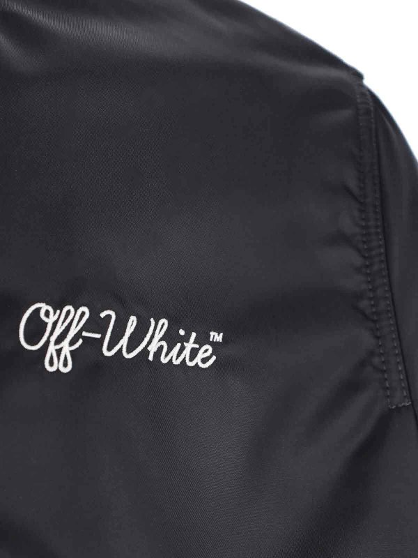 The Best Shops OFF-WHITE: Chaquetas Bomber - Chaqueta Bomber - Negro