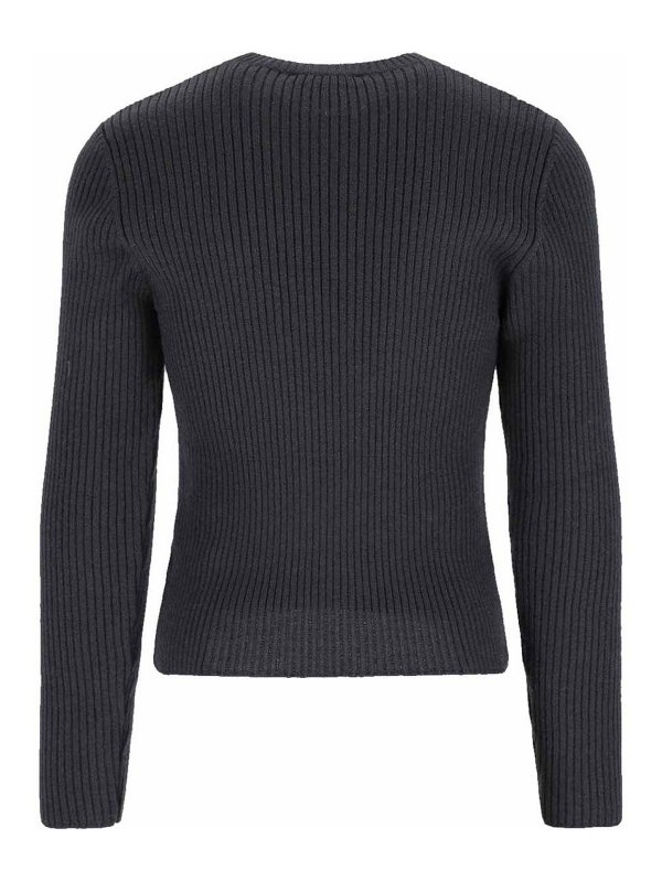 OUR LEGACY: Strickpullover mit Rundhalsausschnitt online - Rundhalspullover - Schwarz