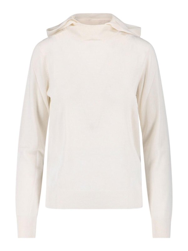 P.A.R.O.S.H.: クルーネック - クルーネック - 白