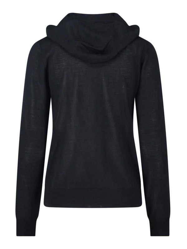 P.A.R.O.S.H.: Strickpullover mit Rundhalsausschnitt online - Rundhalspullover - Schwarz