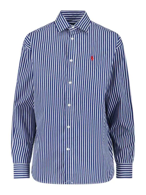 POLO RALPH LAUREN: shirts - Striped Logo Shirt