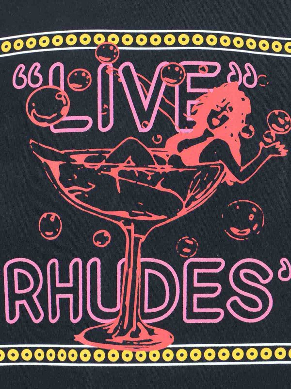 The Best Shops RHUDE: Camisetas - Camiseta - Negro