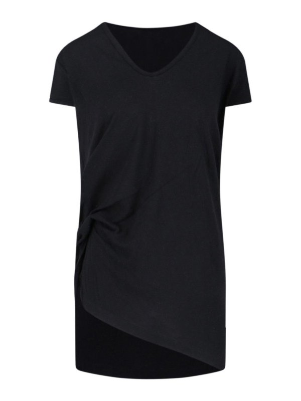 RICK OWENS: t-shirts - T-Shirt Asimmetrica