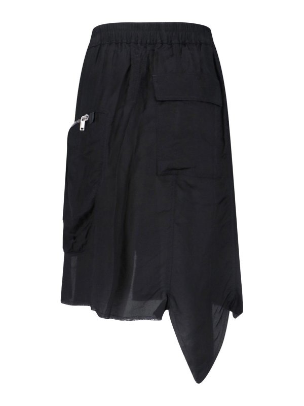 The Best Shops RICK OWENS: Faldas media pierna y semilargas - Falda Semilarga - Negro