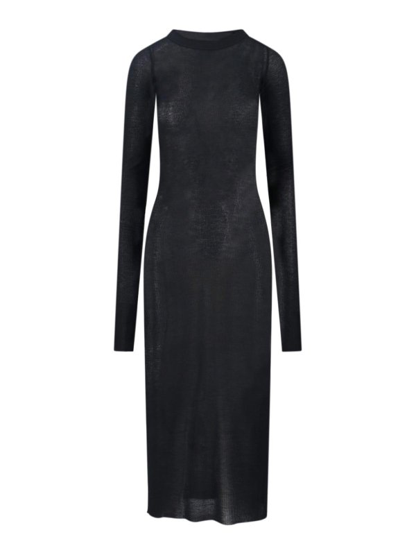 RICK OWENS: Vestidos media pierna - Vestido Midi - Negro